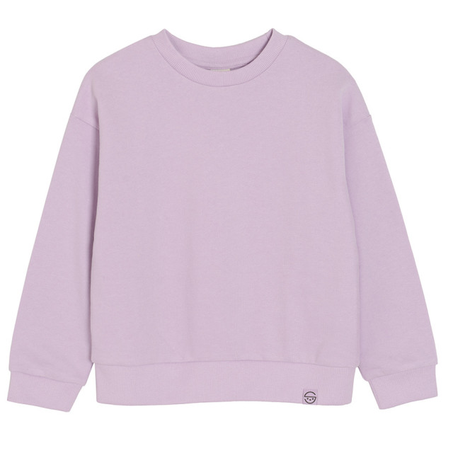 Блуза с дълъг ръкав, цвят: Светло виолетов