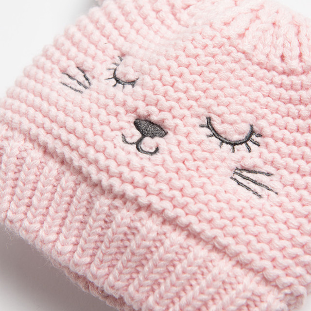 Шапка, цвят: Светло розов