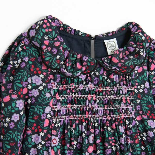 Рокля с дълъг ръкав, цвят: Морско син