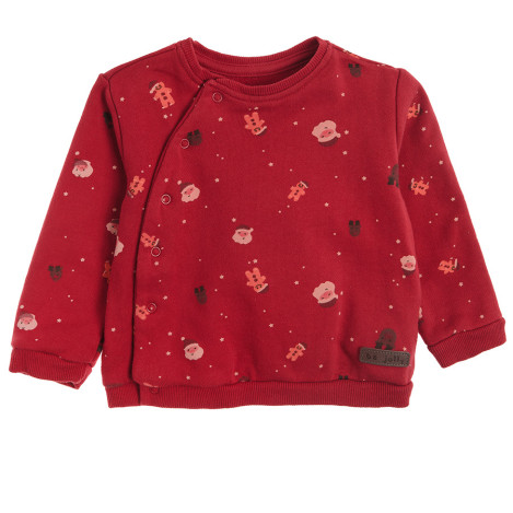 Камизолка с дълъг ръкав, цвят: Червен