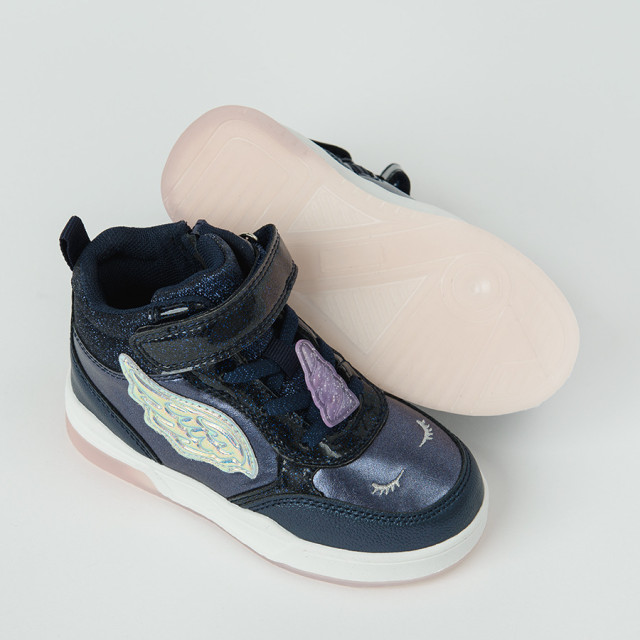 Високи обувки, цвят: Морско син