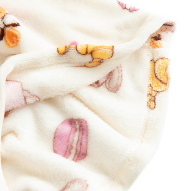 Пончо, цвят: Кремав