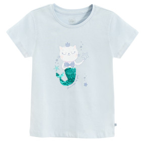 Тениска с къс ръкав, цвят: Тюркоазен