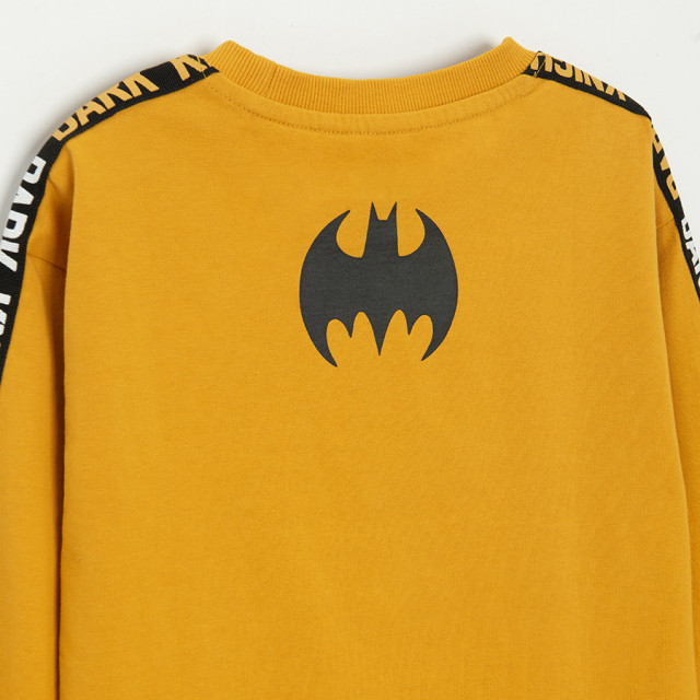 Блуза с дълъг ръкав BATMAN, цвят: Жълт