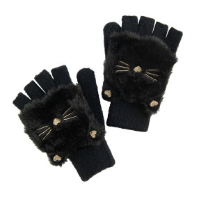 Ръкавици, цвят: Черен