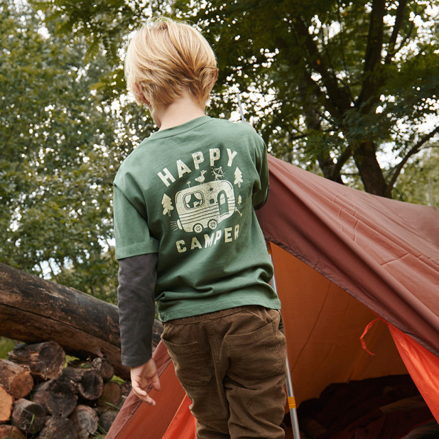 Тениска с дълъг ръкав, цвят: Зелен