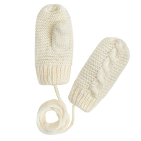 Ръкавици, цвят: Кремав