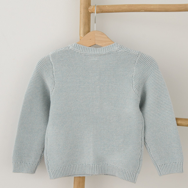 Жилетка, цвят: Син меланж