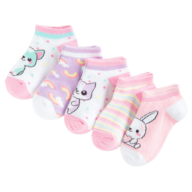 Къси чорапи 5бр., цвят: Микс