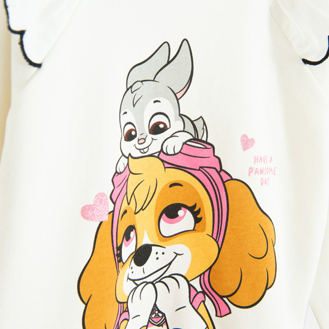 Блуза с дълъг ръкав PAW PATROL, цвят: Бял