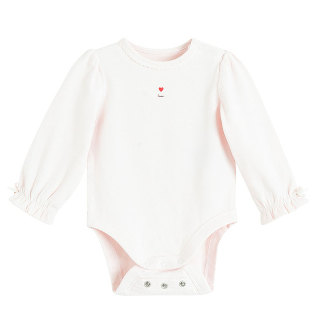 Боди с дълъг ръкав, цвят: Розов