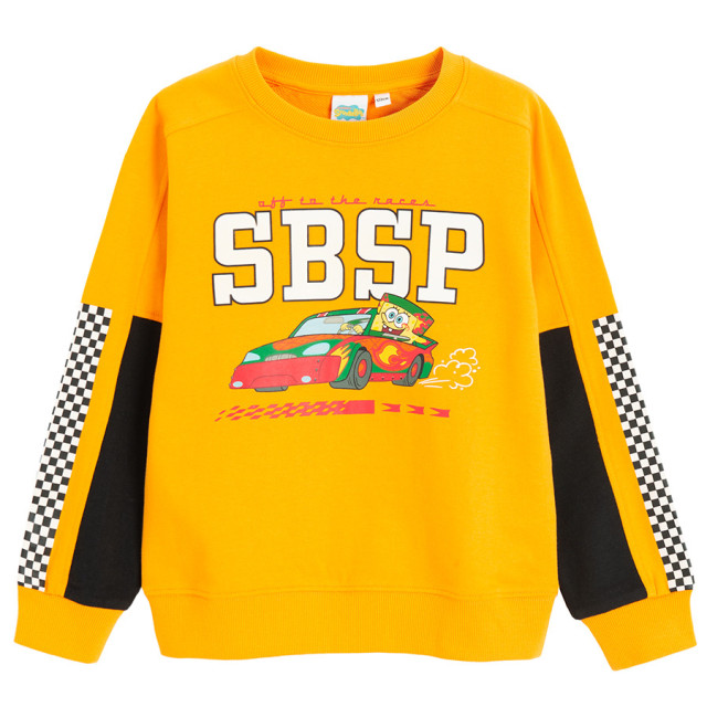 Блуза с дълъг ръкав SPONGEBOB, цвят: Жълт