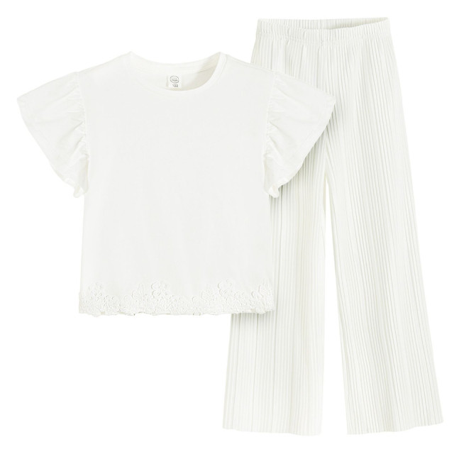 Комплект, цвят: Бял