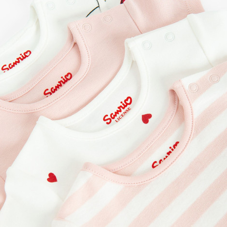 Боди с къс ръкав 4бр. HELLO KITTY&FRIENDS, цвят: Микс