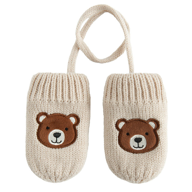 Ръкавици, цвят: Бежов