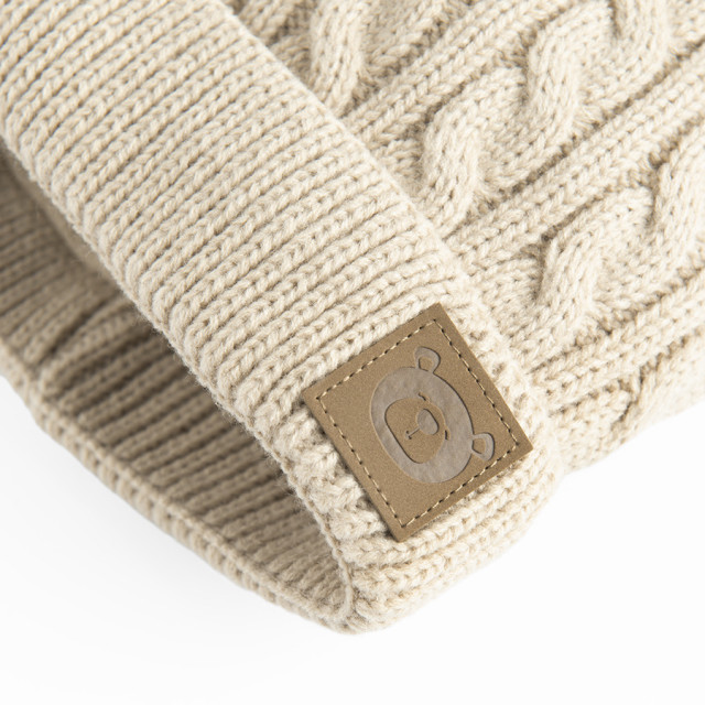 Шапка, цвят: Бежов меланж