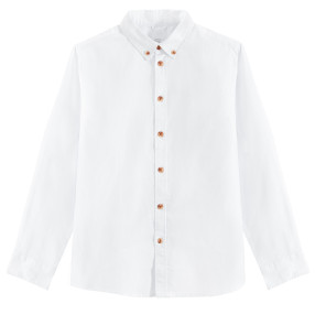 Риза с дълъг ръкав, цвят: Бял