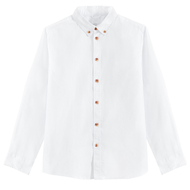 Риза с дълъг ръкав, цвят: Бял