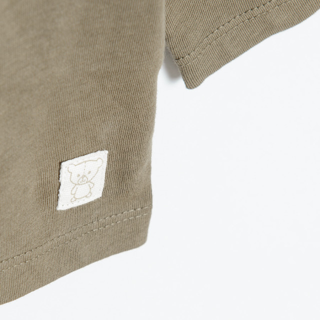 Тениска с дълъг ръкав, цвят: Маслинов