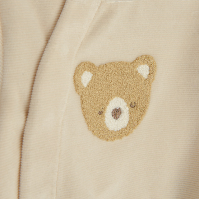 Блуза с дълъг ръкав, цвят: Бежов