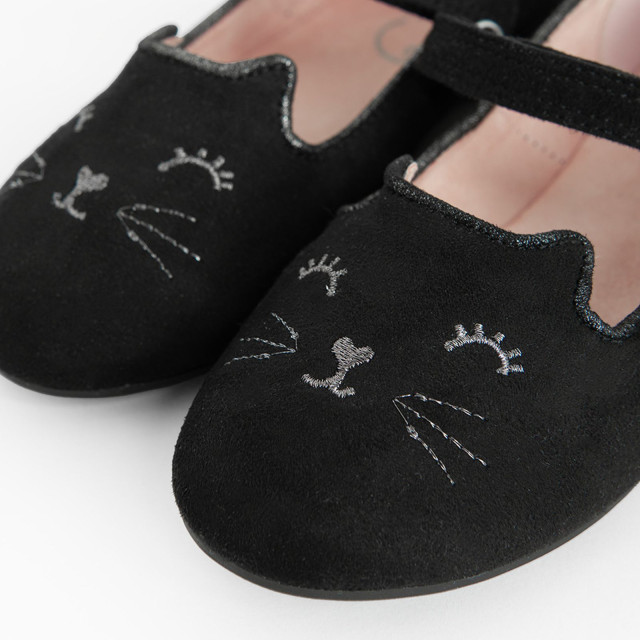 Балеринки, цвят: Черен