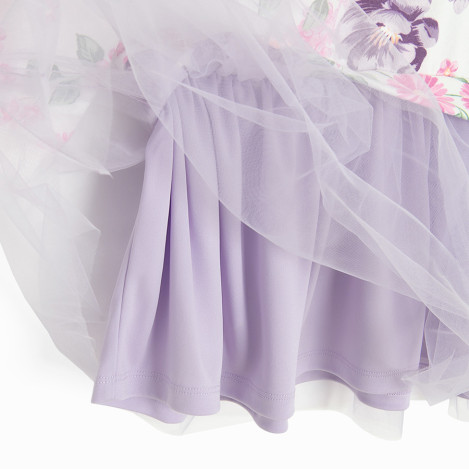 Рокля с дълъг ръкав, цвят: Бял