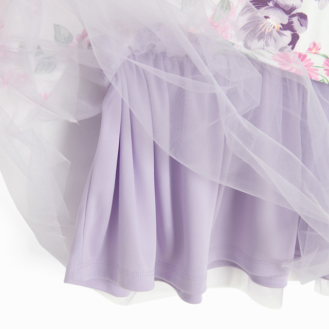 Рокля с дълъг ръкав, цвят: Бял