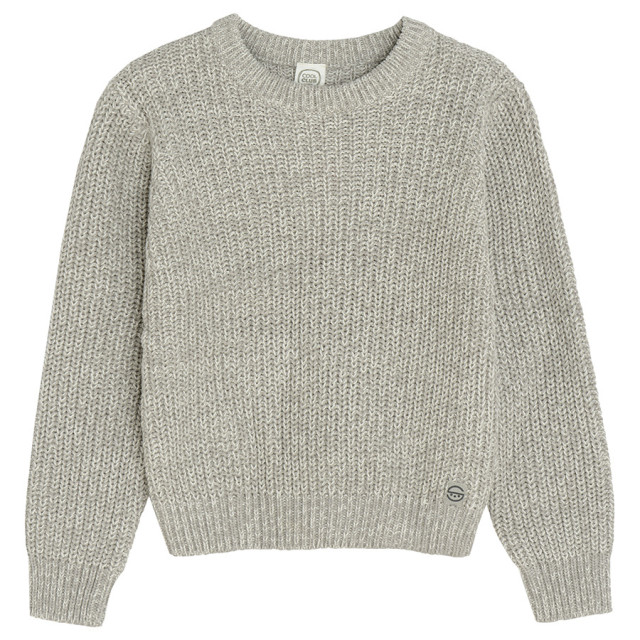 Пуловер, цвят: Сив меланж