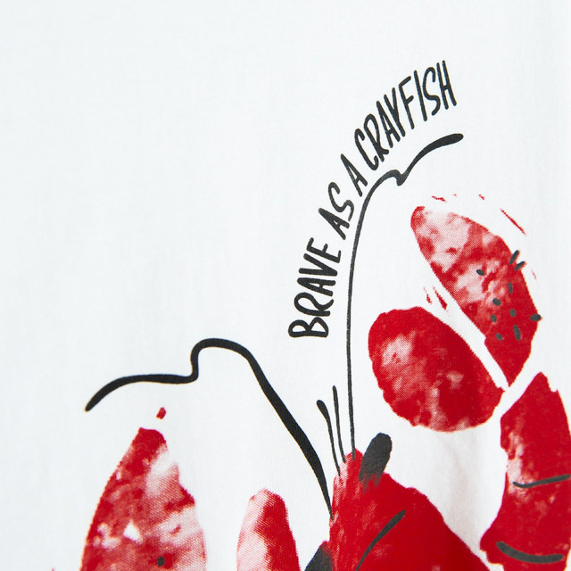 Тениска с къс ръкав, цвят: Бял