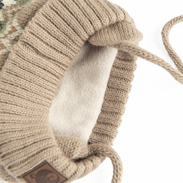 Шапка, цвят: Бежов меланж