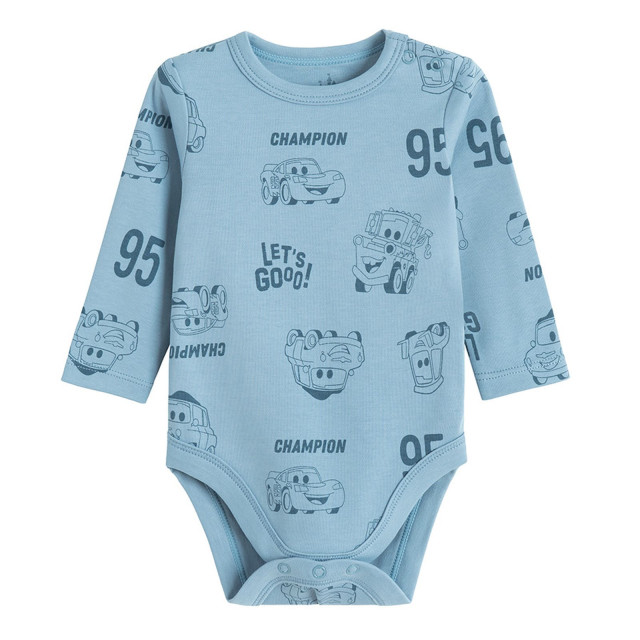 Боди с дълъг ръкав 3бр. CARS, цвят: Микс