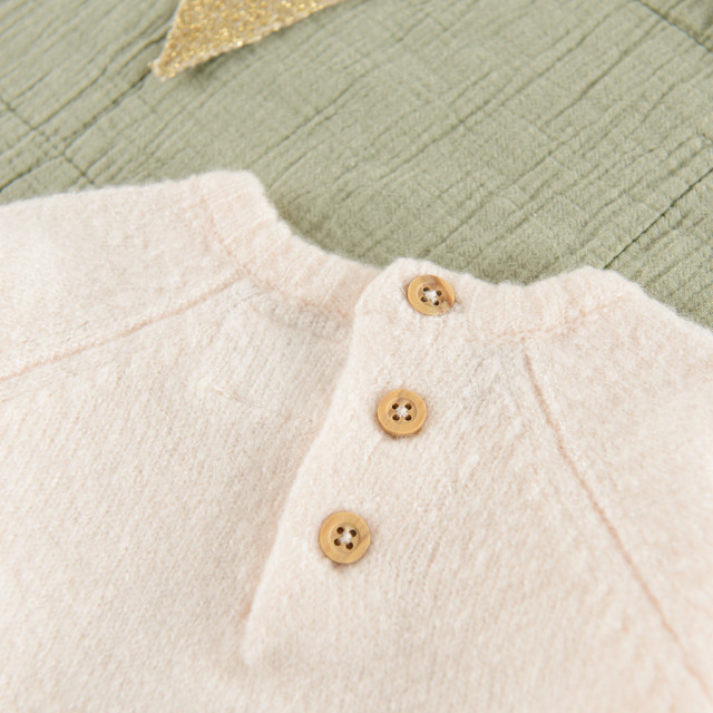 Пуловер, цвят: Бежов меланж