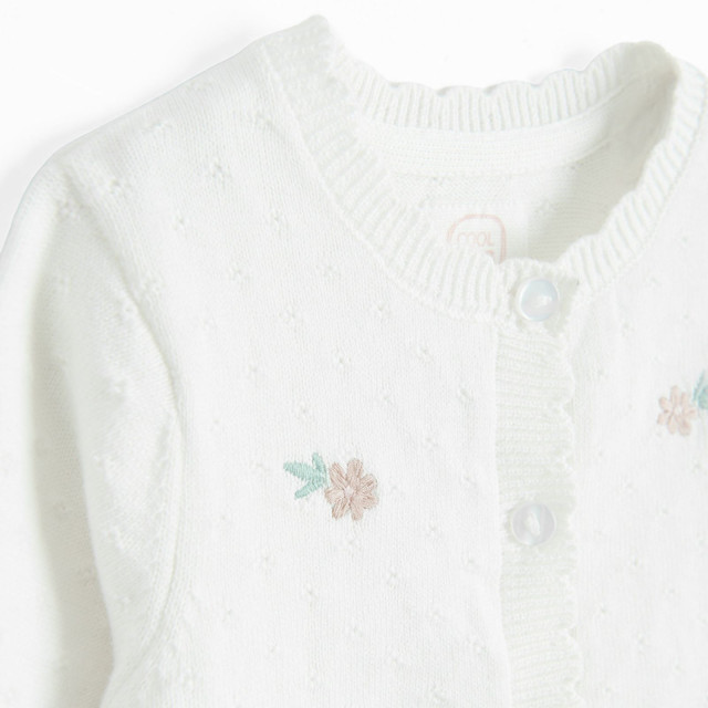 Жилетка, цвят: Бял