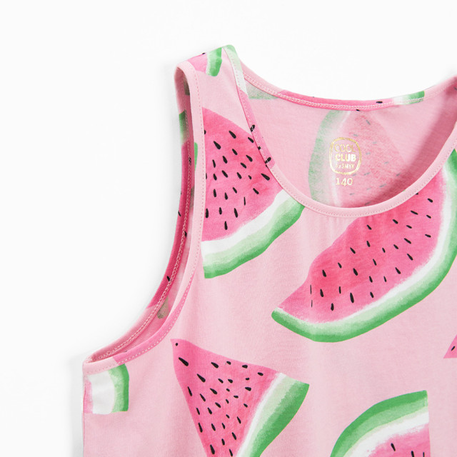 Блуза без ръкави, цвят: Розов