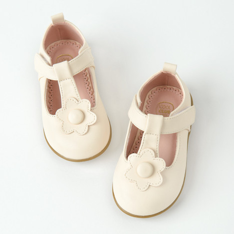 Балеринки, цвят: Кремав