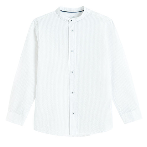 Риза с дълъг ръкав, цвят: Бял