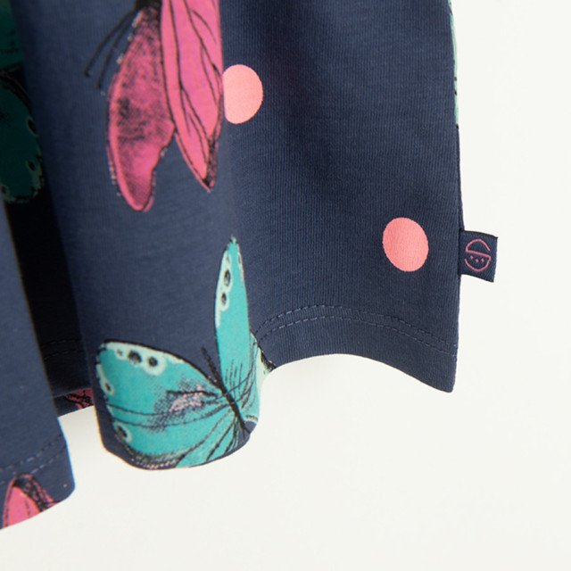 Рокля с дълъг ръкав, цвят: Микс