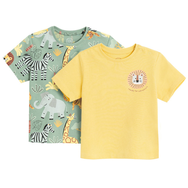 Тениска с къс ръкав 2бр., цвят: Микс