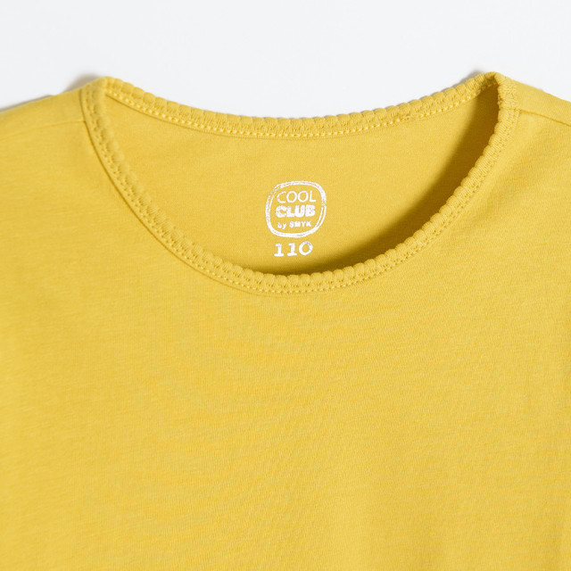 Тениска с дълъг ръкав, цвят: Жълт