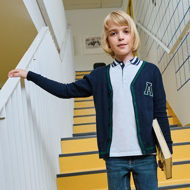 Тениска ПОЛО с къс ръкав, цвят: Бял