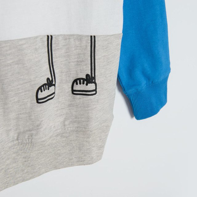 Блуза с дълъг ръкав, цвят: Микс