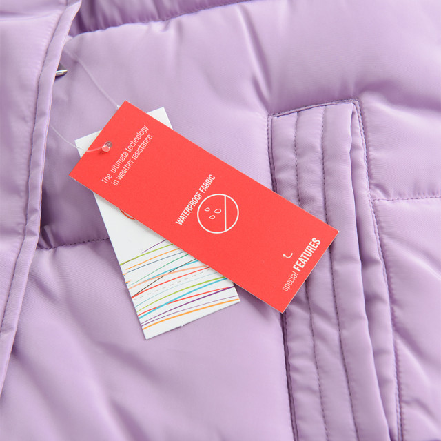 Палто, цвят: Виолетов