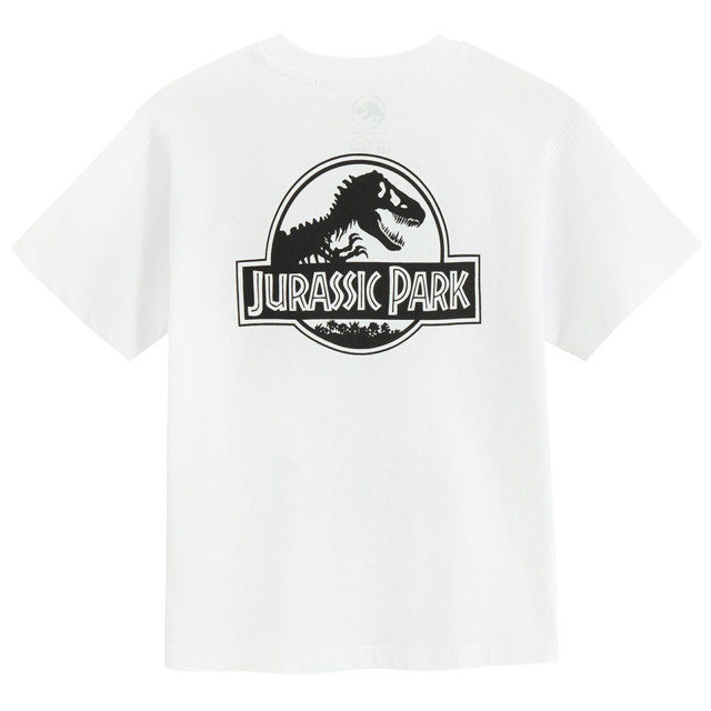 Тениска с къс ръкав JURASSIC WORLD, цвят: Бял