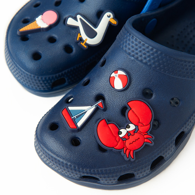 Плажни чехли, цвят: Морско син