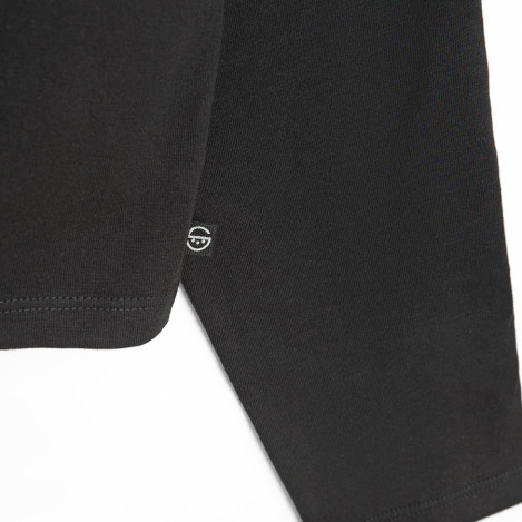 Тениска с дълъг ръкав, цвят: Черен