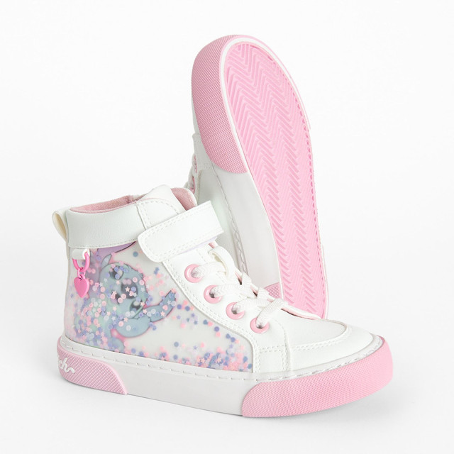 Високи обувки LILO&STITCH, цвят: Бял