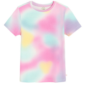 Тениска с къс ръкав, цвят: Розов