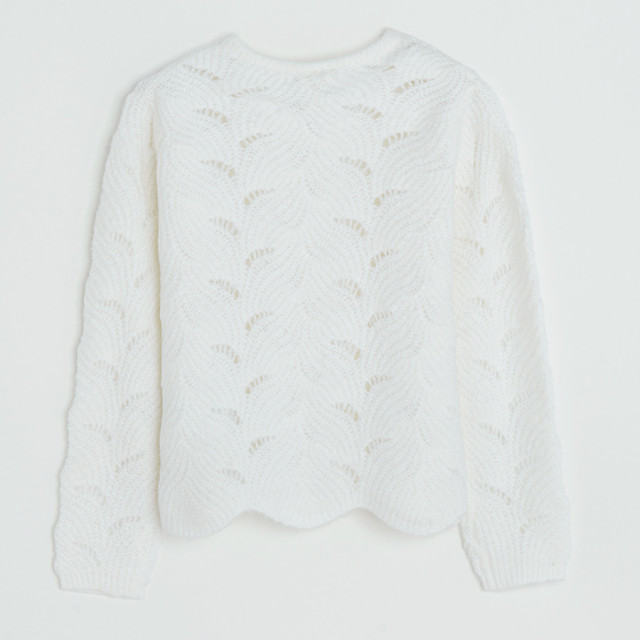 Жилетка, цвят: Бял