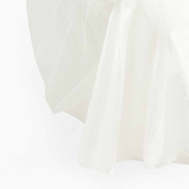 Рокля без ръкав, цвят: Бял