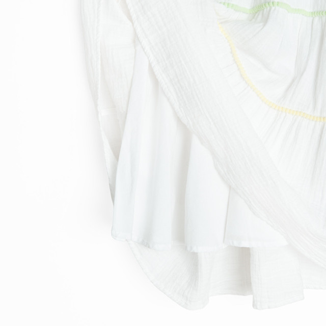 Рокля без ръкав, цвят: Бял